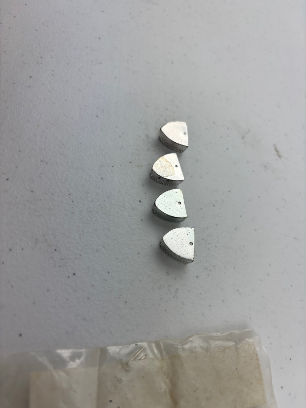 Silver - leather tips - Picture 2 of 3